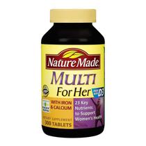 Suplemento multivitamínico Nature Made for Her 300 comprimidos Suplemento multivitamínico Nature Made for Her 300 comprimidos