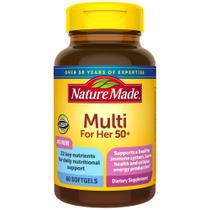 Suplemento multivitamínico Nature Made For Her 50+ 60 cápsulas gelatinosas