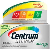 Suplemento Multivitamínico para Adultos Centrum Silver 80 comprimidos