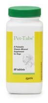 Suplemento multivitamínico Pet-Tabs para cães, frasco de 60 comprimidos Suplemento multivitamínico Pet-Tabs para cães, frasco de 60 comprimidos