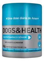 Suplemento Multivitamínico Sênior Dogs&health 30tabletes
