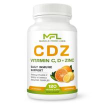 Suplemento MUSCLE FOOD LABS C D Z Vitamina C 1000 mg D3 125 mcg Suplemento MUSCLE FOOD LABS C D Z Vitamina C 1000 mg D3 125 mcg