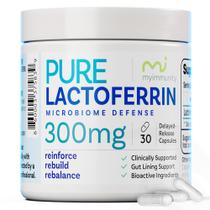 Suplemento MyImmunity Lactoferrina 300 mg de liberação retardada 30 cápsulas Suplemento MyImmunity Lactoferrina 300 mg de liberação retardada 30 cápsulas