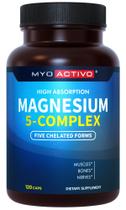 Suplemento MyoActivo Magnesium Complex 5 em 1 120 cápsulas