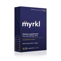 Suplemento Myrkl Unique Pre-Drinking para a saúde do fígado 30 cápsulas Suplemento Myrkl Unique Pre-Drinking para a saúde do fígado 30 cápsulas