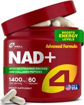 Suplemento NAD Plus 1400 mg com ribosídeo de nicotinamida 60 cápsulas Suplemento NAD Plus 1400 mg com ribosídeo de nicotinamida 60 cápsulas