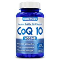 Suplemento NasaBeaHava CoQ10 400 mg, cápsulas veganas, 100 porções