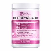 Suplemento Native Essentials Creatina + Colágeno 378 g