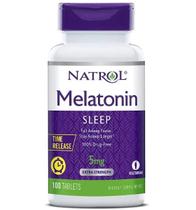 Suplemento Natrol Melatonino 5 mg 100 cápsulas nova embalagem