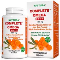 Suplemento Nattura Completo Ômega 3-6-7-9 1200mg 60 cápsulas