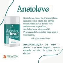 Suplemento Natural Ansioleve com 60 cápsulas