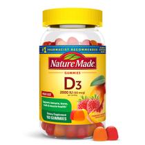 Suplemento natural de vitamina D3 2000 UI 150 gomas