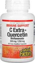 Suplemento Natural Factors C Extra + Quercetina 60 cápsulas