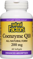 Suplemento Natural Factors Coenzima Q10 200mg - 60 Cápsulas