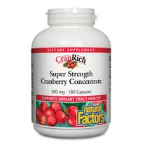 Suplemento Natural Factors CranRich Cranberry 500mg x180 Suplemento Natural Factors CranRich Cranberry 500mg x180