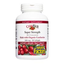 Suplemento Natural Factors CranRich Cranberry 90 Cápsulas Gelatinosas
