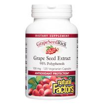 Suplemento Natural Factors GrapeSeedRich Grape Seed 120 cápsulas