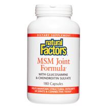 Suplemento Natural Factors MSM Joint Formula 180 cápsulas Suplemento Natural Factors MSM Joint Formula 180 cápsulas