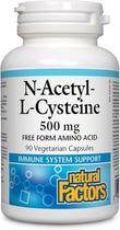 Suplemento Natural Factors N-Acetil-L-Cisteína 500 mg 90 cápsulas Suplemento Natural Factors N-Acetil-L-Cisteína 500 mg 90 cápsulas