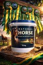 Suplemento Natural Horse 15kg Orgânico Ganho de Massa, Performance e Exposição para Equinos Suplemento Natural Horse 15kg Orgânico Ganho de Massa, Performance e Exposição para Equinos
