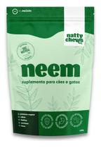 Suplemento Natural Neem Pet Contra Tártaro E Coceiras Sistema imunológico Antioxidante 100g - Natty Chews