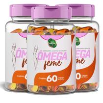 Suplemento Natural Ômega Femme 60 Cápsulas 500mg 3pt Suplemento Natural Ômega Femme 60 Cápsulas 500mg 3pt