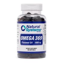 Suplemento Natural Systems Omega 369 1000 mg 100 Cápsulas Gelatinosas
