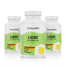 Suplemento NaturalSlim Citrato de potássio natural 99mg 400 cápsulas Suplemento NaturalSlim Citrato de potássio natural 99mg 400 cápsulas