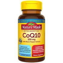 Suplemento Nature Made CoQ10 100mg com Pimenta Preta - 30 Cápsulas Suplemento Nature Made CoQ10 100mg com Pimenta Preta - 30 Cápsulas