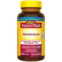 Suplemento Nature Made Metabolyze 60 Cápsulas Apoio ao Controle de Peso Suplemento Nature Made Metabolyze 60 Cápsulas Apoio ao Controle de Peso