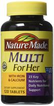 Suplemento Nature Made Multi For Her 120 comprimidos Suplemento Nature Made Multi For Her 120 comprimidos