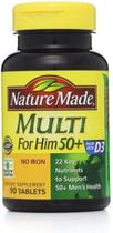 Suplemento Nature Made Multi for Him 50+ 90 comprimidos x 4