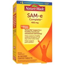 Suplemento Nature Made SAM-e Complete 400mg - 36 Comprimidos