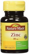 Suplemento Nature Made Zinc 30 mg 100 comprimidos