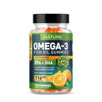 Suplemento Nature Omega 3 Fish Oil Gummies - 120 Unidades