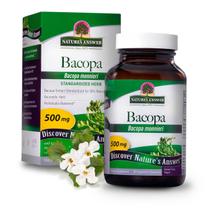 Suplemento Nature's Answer Bacopa 500mg 90 cápsulas