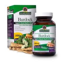 Suplemento Nature's Answer Bardock Root 500mg 90 cápsulas