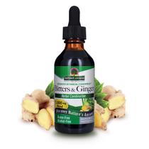Suplemento Nature's Answer Bitters and Ginger 60 ml sem álcool