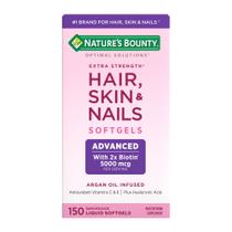 Suplemento Nature's Bounty Advanced para cabelo, pele e unhas 150 cápsulas gelatinosas Suplemento Nature's Bounty Advanced para cabelo, pele e unhas 150 cápsulas gelatinosas