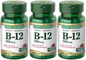 Suplemento Nature's Bounty B-12 Quick Dissolve 500mcg x300