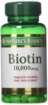 Suplemento Nature's Bounty Biotina 10.000mcg Cápsulas gelatinosas x120 Suplemento Nature's Bounty Biotina 10.000mcg Cápsulas gelatinosas x120