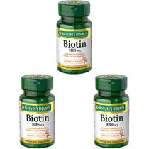 Suplemento Nature's Bounty Biotina Vitamina 1000 mcg 100 Tabletas Suplemento Nature's Bounty Biotina Vitamina 1000 mcg 100 Tabletas