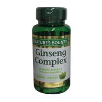 Suplemento Nature's Bounty Ginseng Complex - 75 Cápsulas