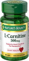 Suplemento Nature's Bounty L-Carnitina 500 mg 30 comprimidos Suplemento Nature's Bounty L-Carnitina 500 mg 30 comprimidos