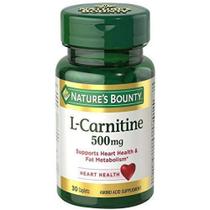 Suplemento Nature's Bounty L-Carnitina 500 mg 60 comprimidos Suplemento Nature's Bounty L-Carnitina 500 mg 60 comprimidos
