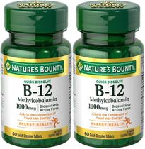 Suplemento Nature's Bounty Metilcobalamina B12 - 1000mcg