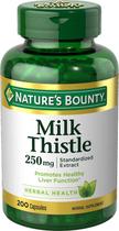 Suplemento Nature's Bounty Milk Thistle - 200 Cápsulas de 250mg