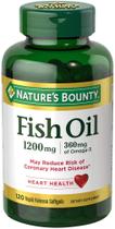 Suplemento Nature's Bounty Óleo de Peixe 1200mg - 120 Cápsulas