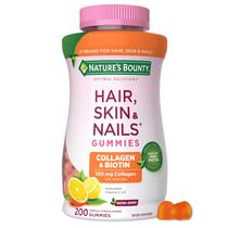 Suplemento Nature's Bounty para cabelo, pele e unhas 200 gomas