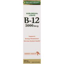 Suplemento Nature's Bounty Super Strength B-12 5000mcg 60mL